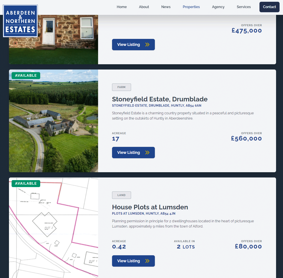 Aberdeen & Northern Estates
